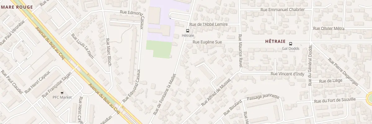 Plan du 30 Rue de Fontaine la Mallet au Havre