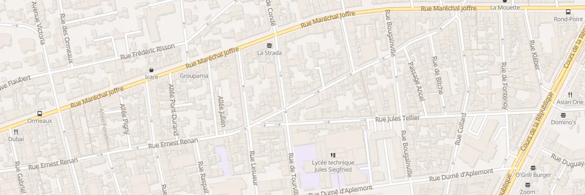 Plan du 11 Rue de Neustrie au Havre