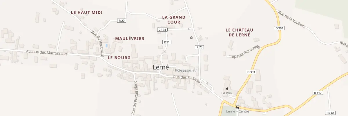 Plan du 2 Pl du 8 Mai à Lerné