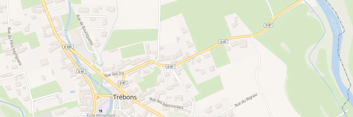 Plan du 19 Rue de l’Adour à Trébons