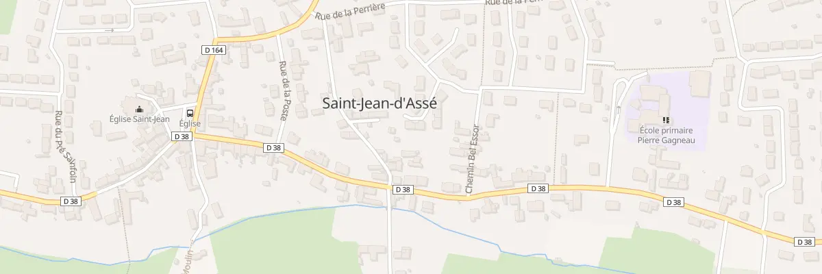 Plan du 23 Rue St Martin à Saint-Jean-d’Assé