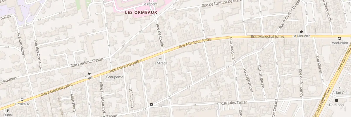 Plan du 92 Rue Mal Joffre au Havre