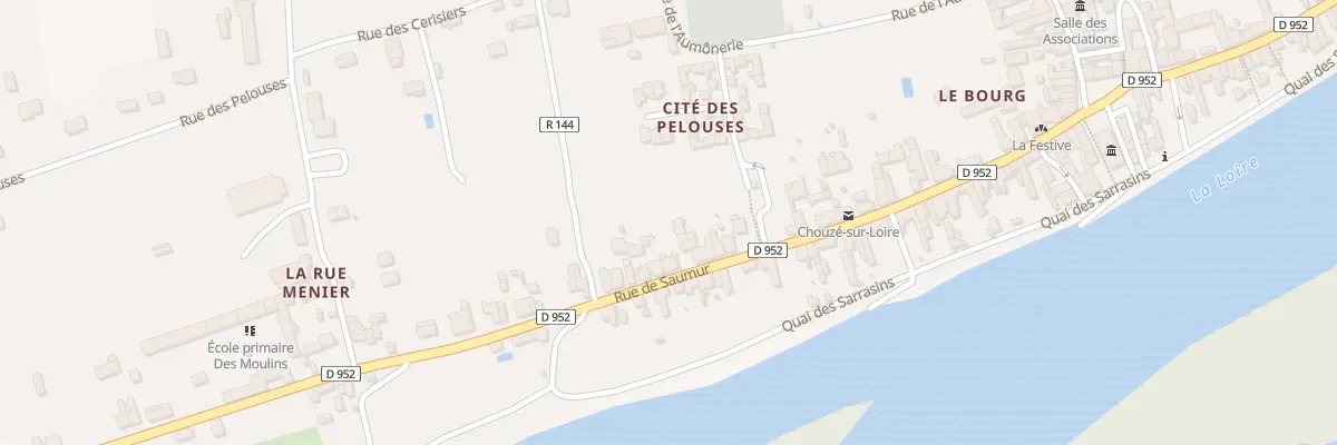 Plan du 50 Rue de Saumur à Chouzé-sur-Loire