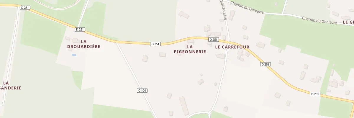 Plan du 4 Le Carrefour à Parigné-le-Pôlin
