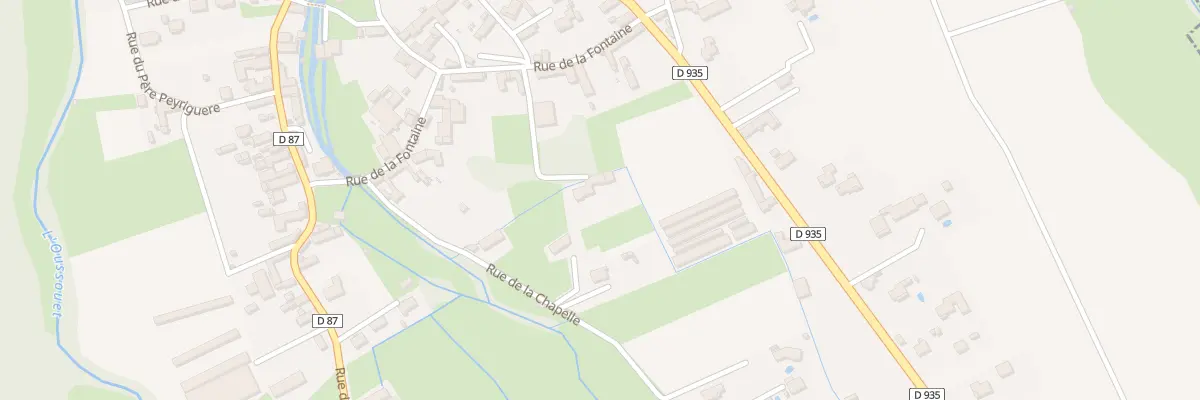 Plan du 16 Rue de la Fontaine à Trébons