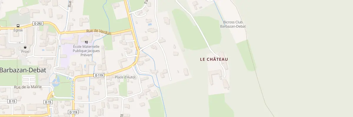 Plan du 3 Imp de la Fontaine à Barbazan-Debat