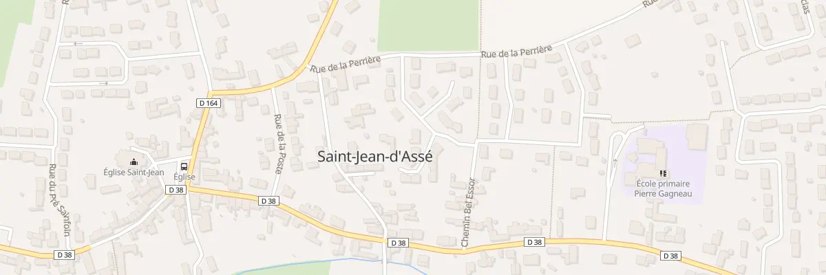 Plan du 10 Rue St Martin à Saint-Jean-d’Assé