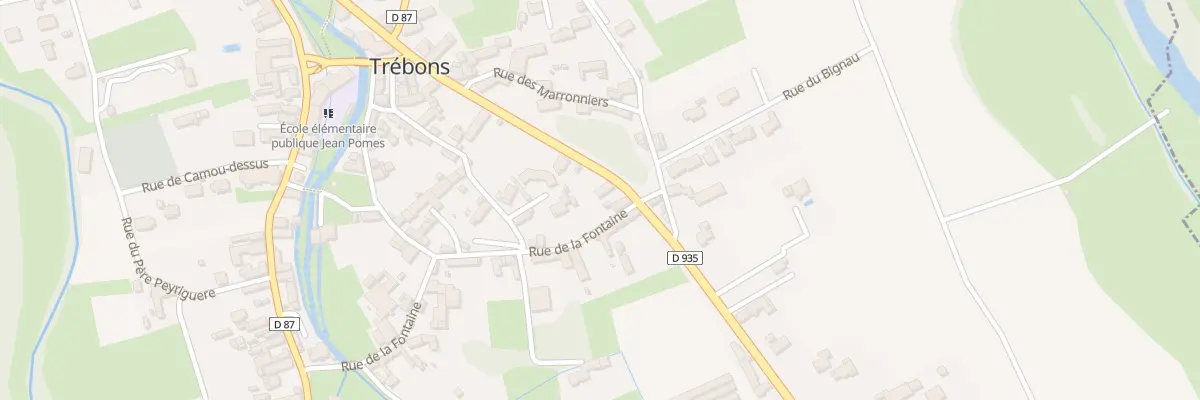 Plan du 48 Av Victimes du 11 Juin 1944 à Trébons