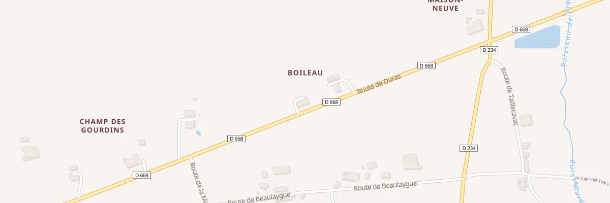 Plan du 7 Boileau à Cours-de-Monségur
