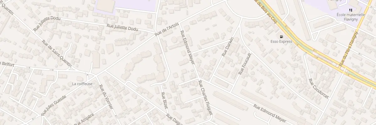 Plan du 87 Rue Edmond Meyer au Havre