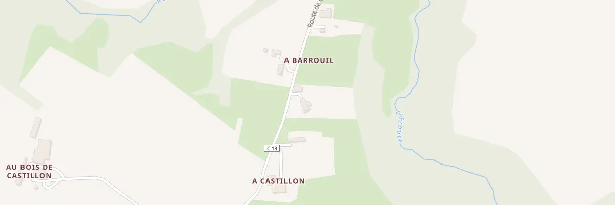 Plan du 1784 Rte du Castillon à Castelnau d’Auzan Labarrère