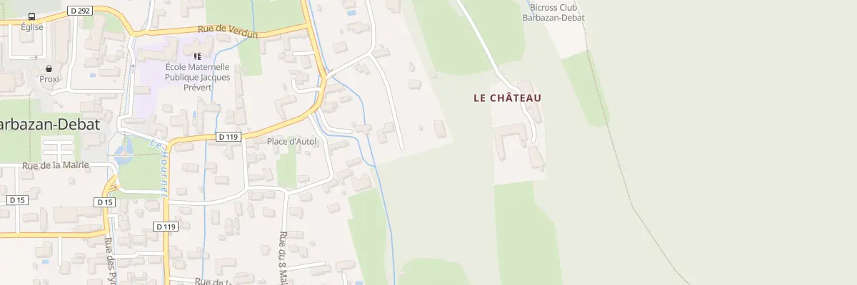 Plan du 5 Imp de la Fontaine à Barbazan-Debat