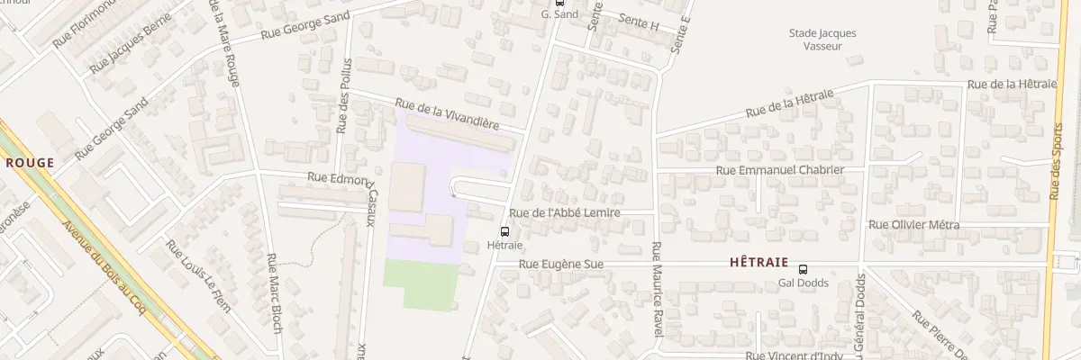 Plan du 3 Rue Abbé Lemire au Havre