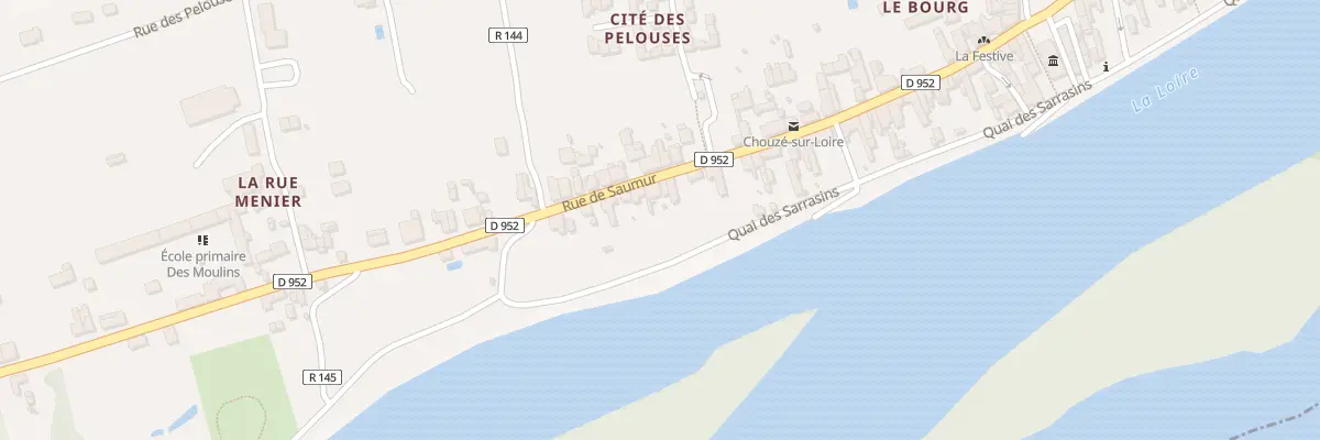 Plan du 55 Rue de Saumur à Chouzé-sur-Loire