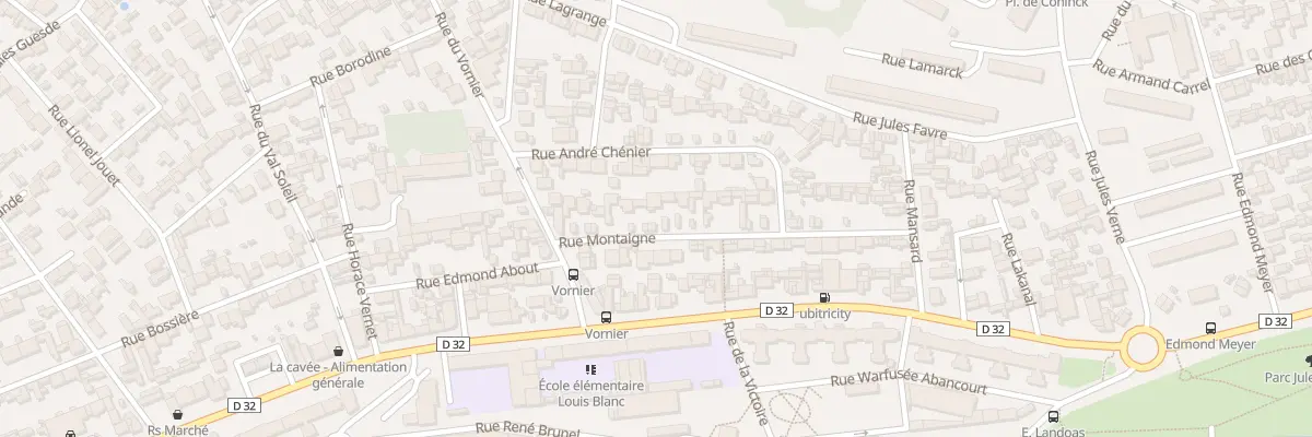 Plan du 15 Rue Montaigne au Havre