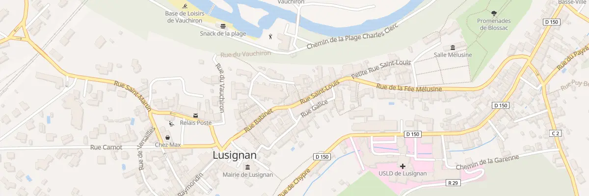 Plan du 3 Rue Saint Louis à Lusignan