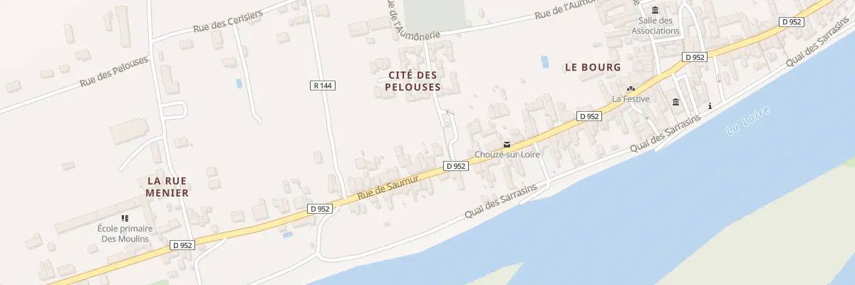 Plan du 44 Rue de Saumur à Chouzé-sur-Loire