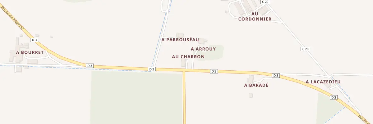 Plan du 5143A Au Charron à Beaumarchés