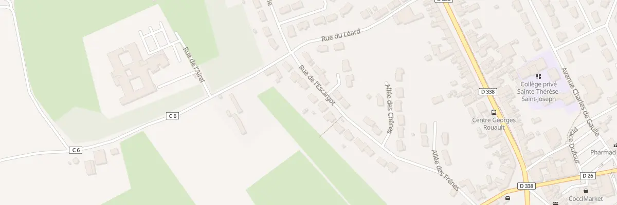 Plan du 8 Rue de l’Escargot à Beaumont-sur-Sarthe