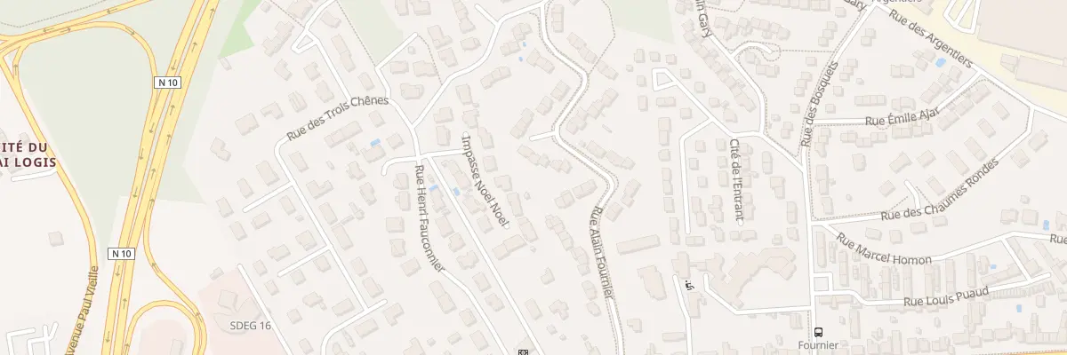 Plan du 35 Rue Alain Fournier à Angoulême
