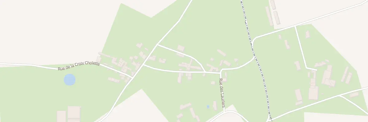 Plan du 1 Che du Rampeau à Messé