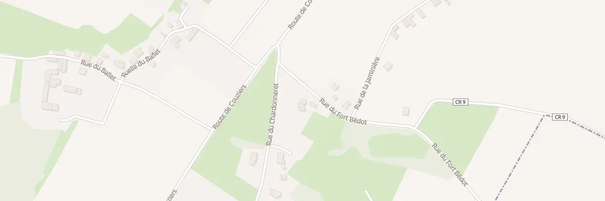 Plan du 2 Rue du Fort Bédot à Saint-Germain-sur-Vienne