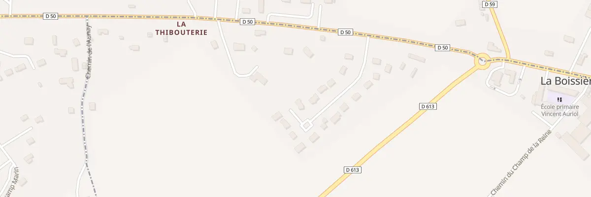 Plan du 5075 Les Coutures à La Boissière