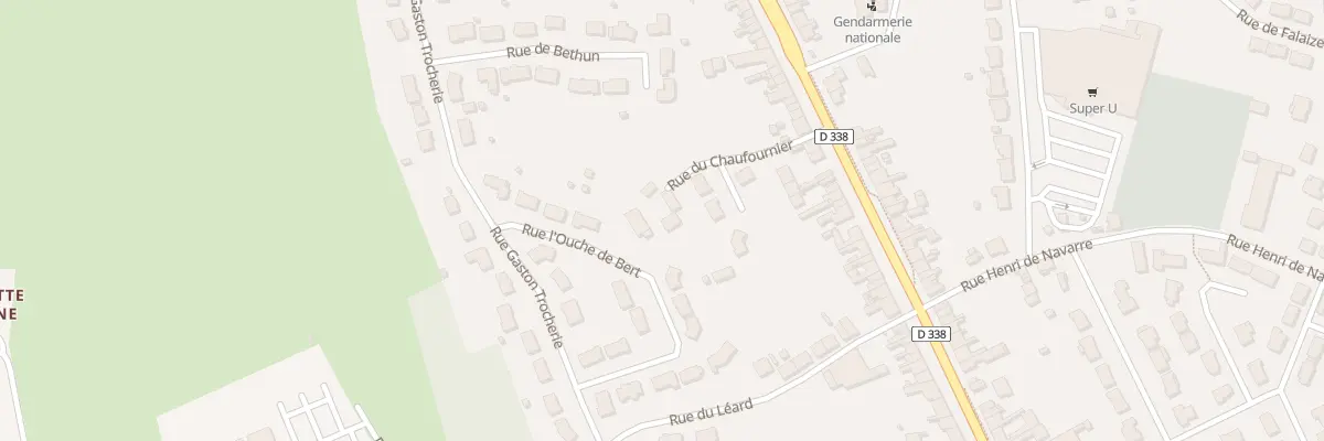 Plan du 5707 Rue du Chaufournier à Beaumont-sur-Sarthe