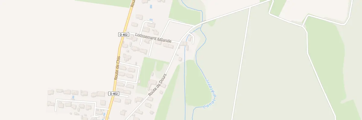 Plan du 16 Rte de Dours à Orleix