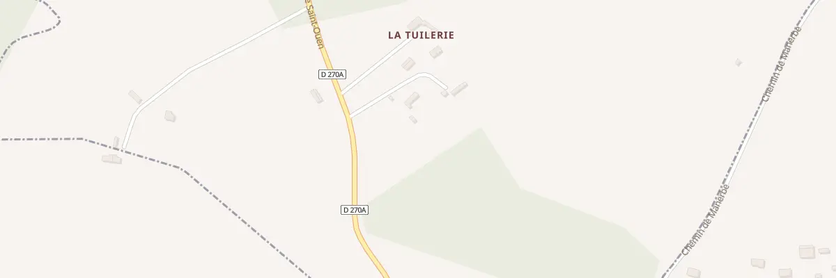 Plan du 3131 Rte de Saint-Ouen à Manerbe