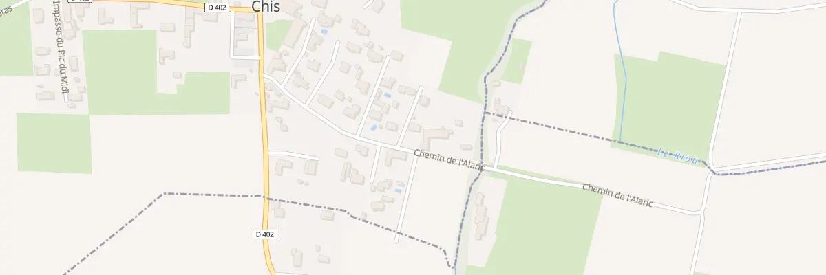 Plan du 5C Che de l’Alaric à Chis
