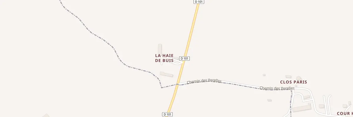 Plan du 5079 La Haie de Buis à Formentin