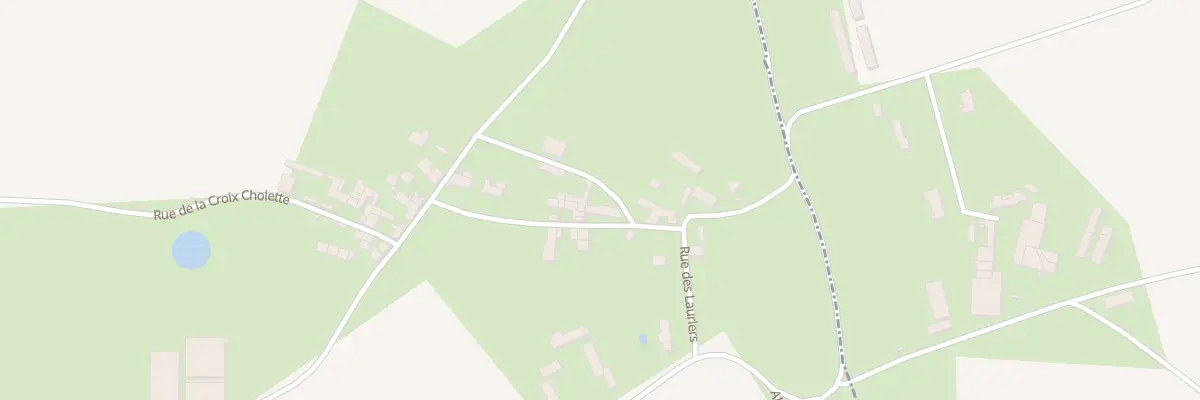 Plan du 21 Rue de la Croix Cholette à Messé