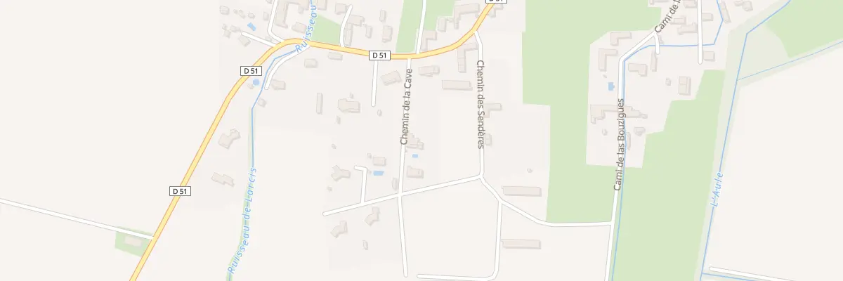 Plan du 5 Che de la Cave à Sarriac-Bigorre