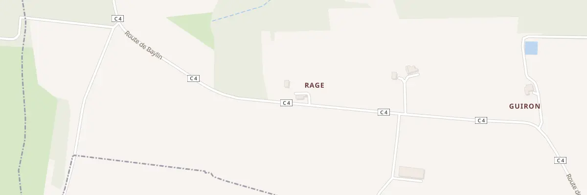 Plan du 5142A A Rage à Bretagne-d’Armagnac