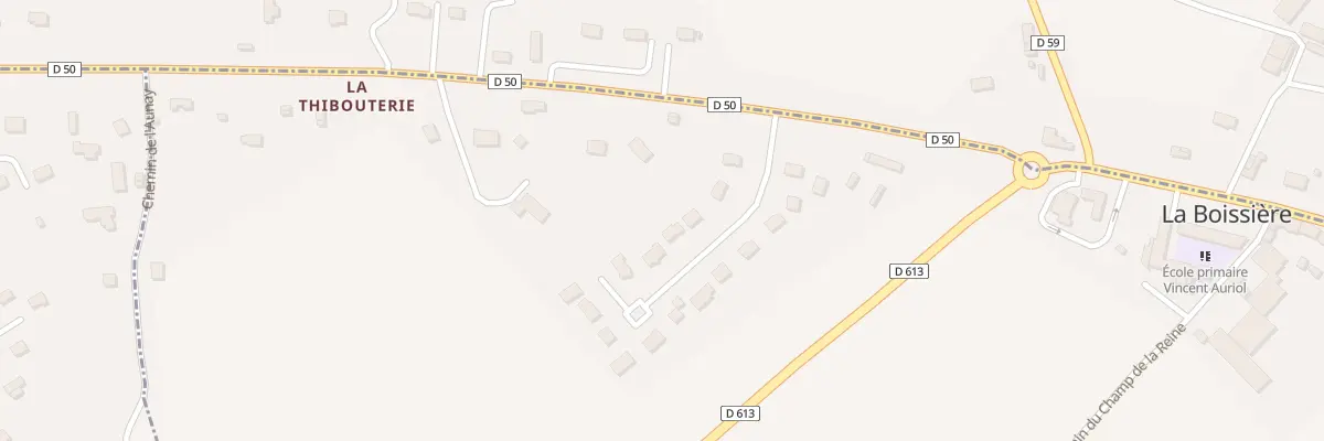 Plan du 16 Les Coutures à La Boissière