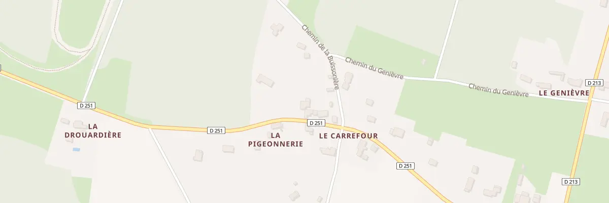 Plan du 5018A Le Carrefour à Parigné-le-Pôlin