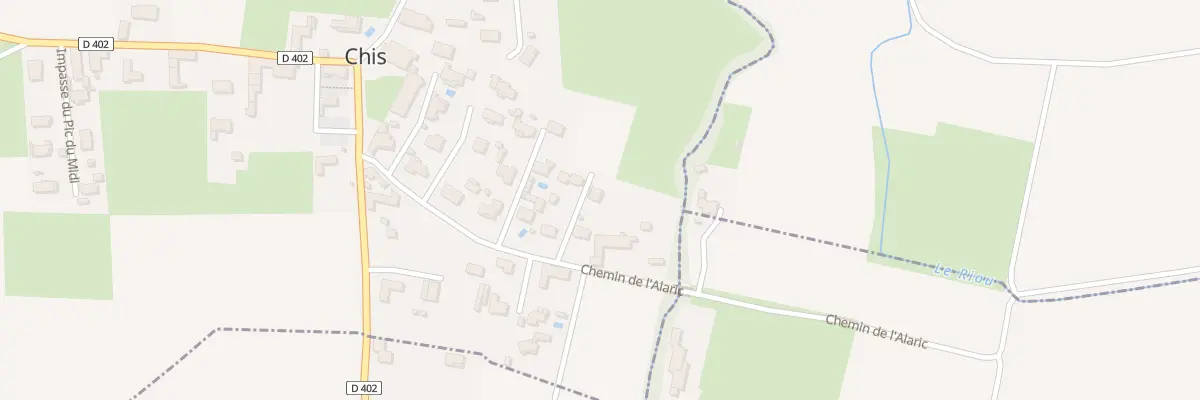 Plan du 5T Che de l’Alaric à Chis