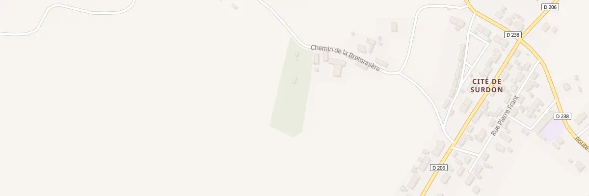 Plan du 3 Che de la Bretonnière à Macé