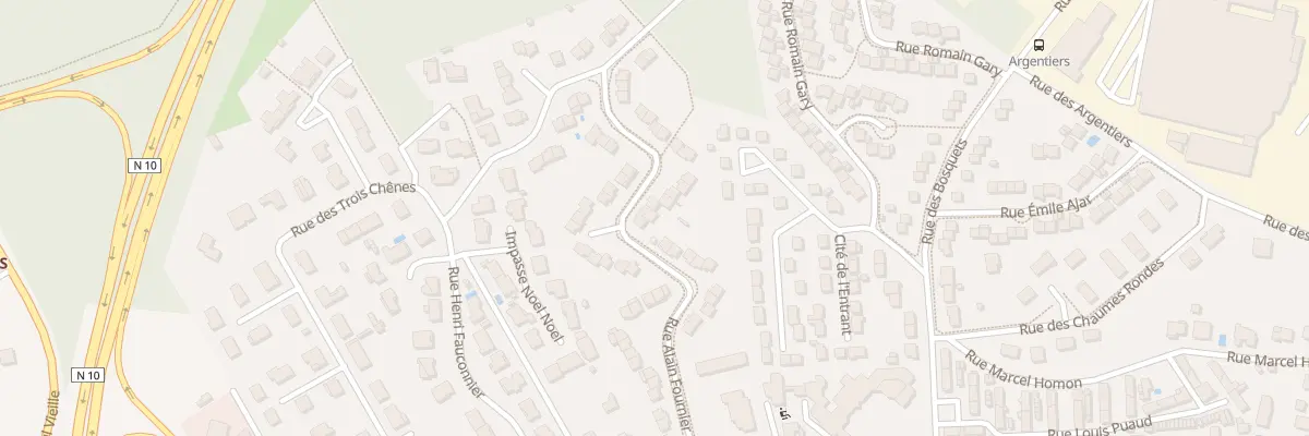 Plan du 38 Rue Alain Fournier à Angoulême