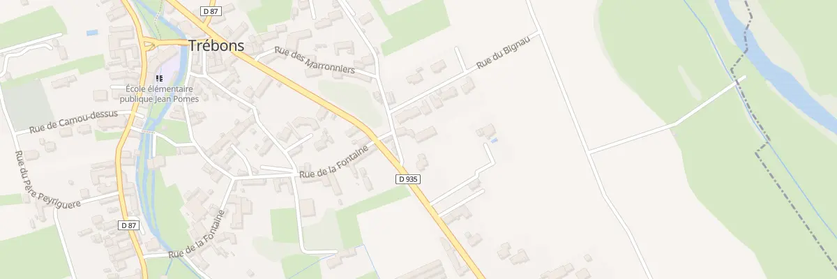 Plan du 17 Rue des Marronniers à Trébons