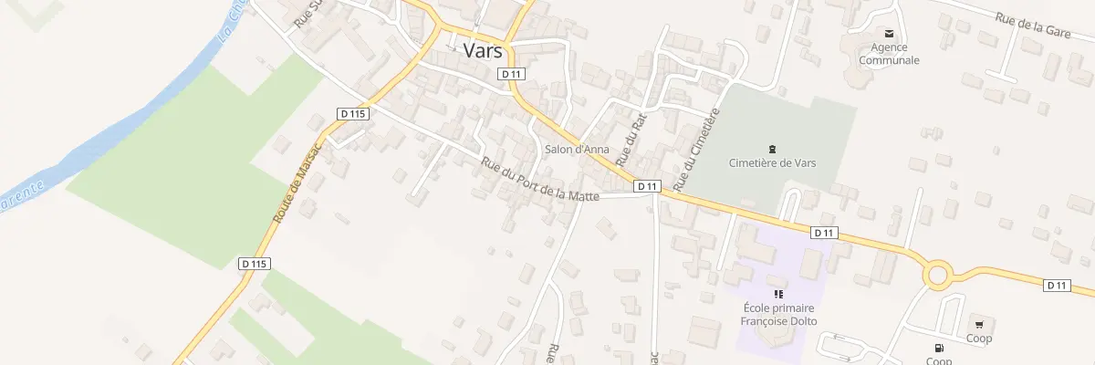 Plan du 5114 Le Bourg - Vars à La Boixe