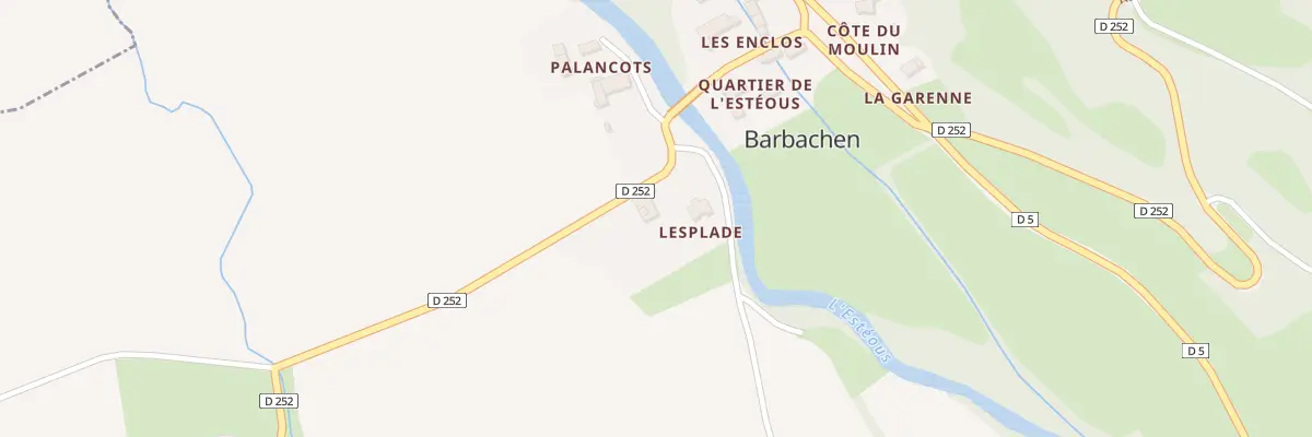 Plan du 5017 Lespiade à Barbachen