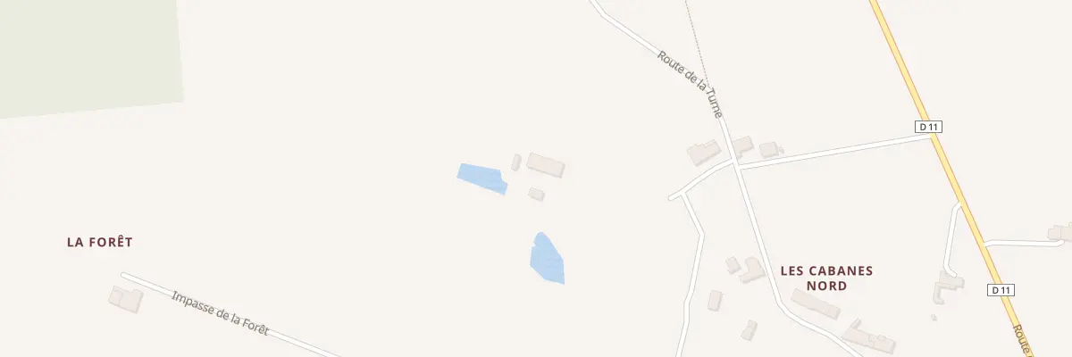 Plan du 47 Les Cabanes Nord à Montazeau