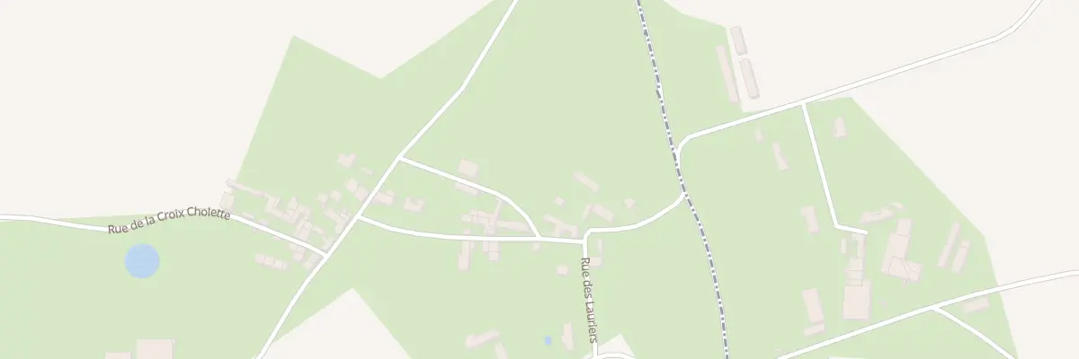 Plan du 25 Rue de la Croix Cholette à Messé