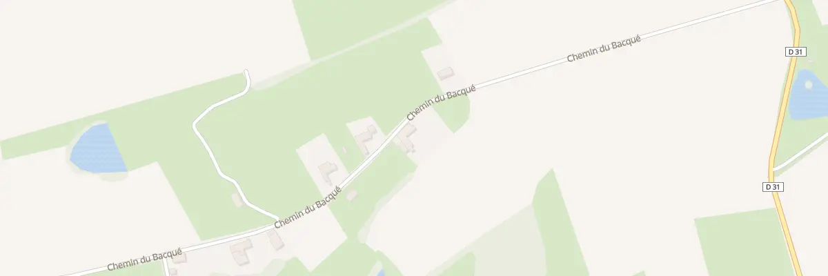 Plan du 22 Che du Bacqué à Monfaucon