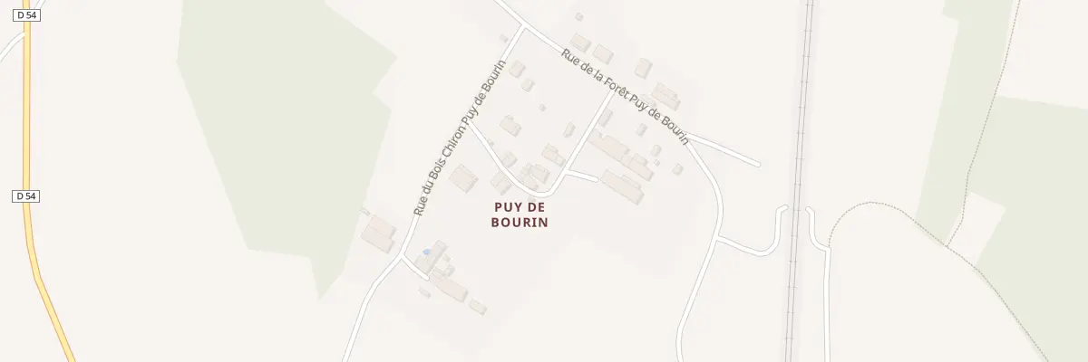 Plan du 4 Rue du Puy Puy de Bourin à Sauzé-entre-Bois