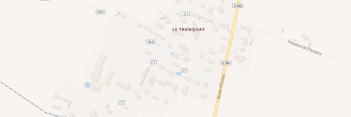 Plan du 8T Rue du Tronquay à Cauville-sur-Mer