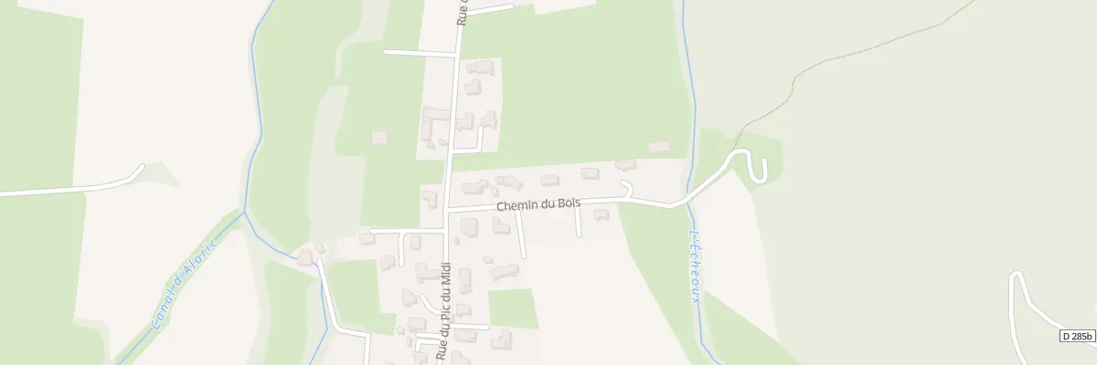 Plan du 5 Che des Bois à Allier