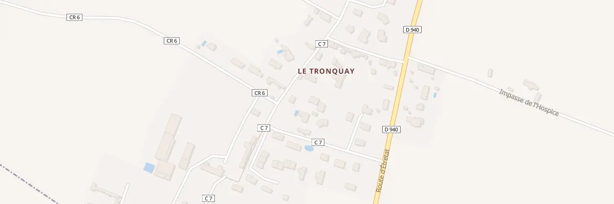 Plan du 10B Rue du Tronquay à Cauville-sur-Mer